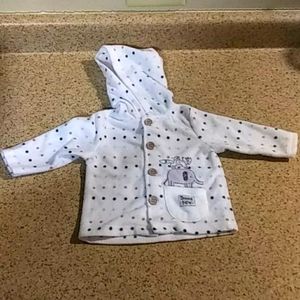 White sweater fleece